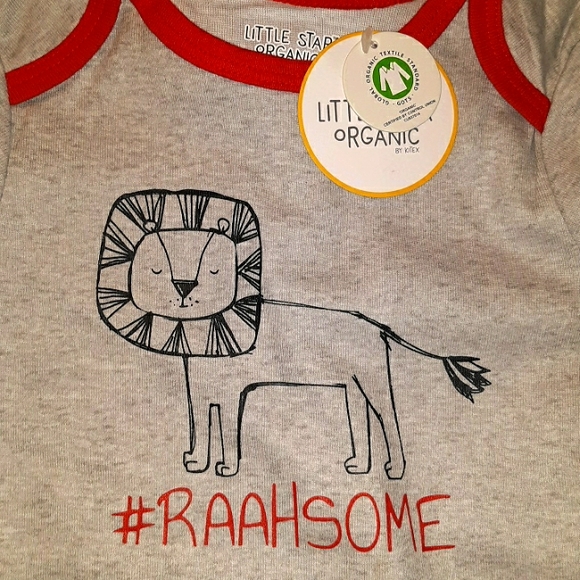 NWT Little Star Organic Super soft 5 pack Bodysuits *18mo* - Picture 9 of 14